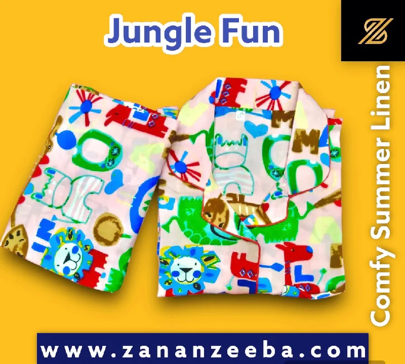 Elegant matching mother and kid same suit for weddings-Jungle Fun