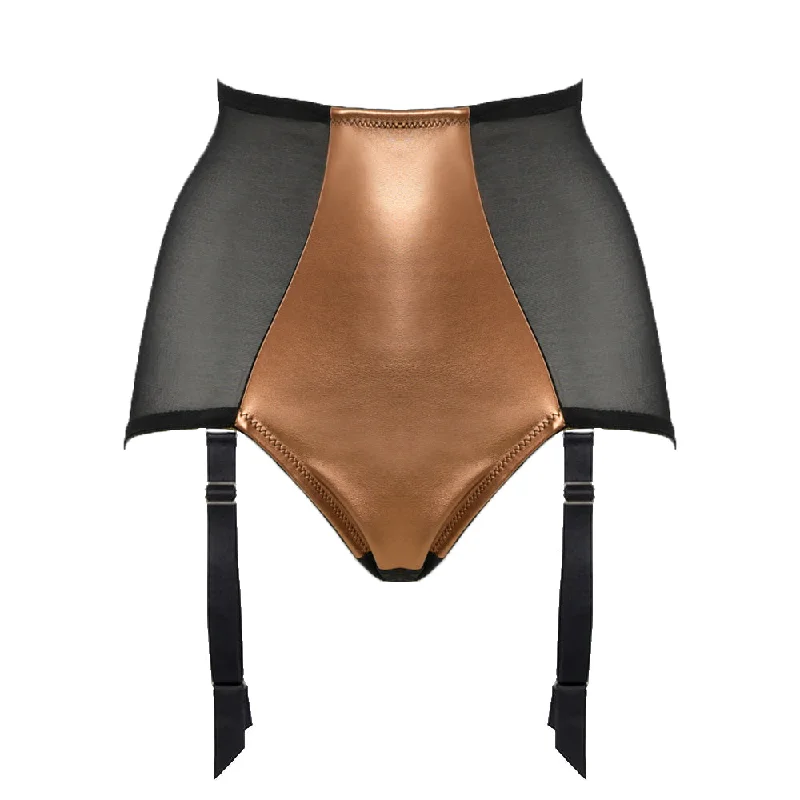 Women's panties with breathable cotton for everyday wear-Bon Bondage Doré High Waist Panty