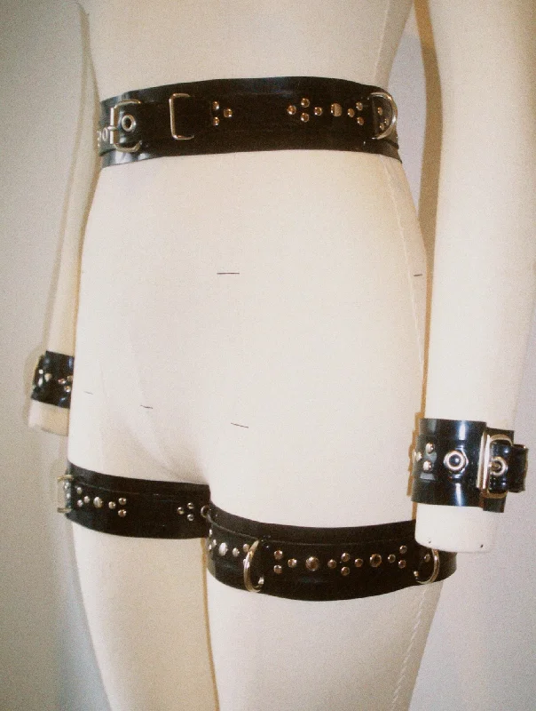 Nipple covers for enhancing outfit fit-Bound Wrist Cuffs
