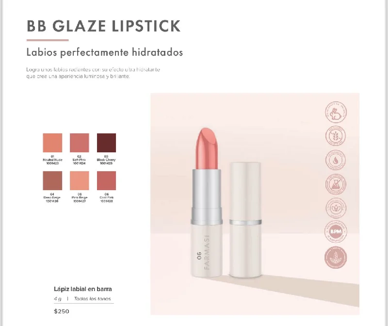 Nipple covers for transparent tops-BB GLAZE LIPSTICK FARMASI