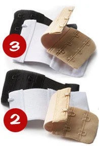 Nipple covers for smooth and seamless body wear-Bra Extenders (2 Hook or 3 Hook)