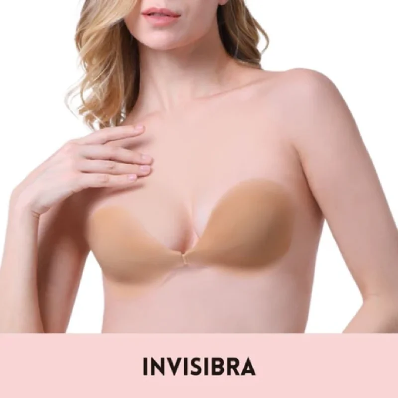 Nipple covers for enhancing outfit confidence-Invisibra Backless Sticky Bra