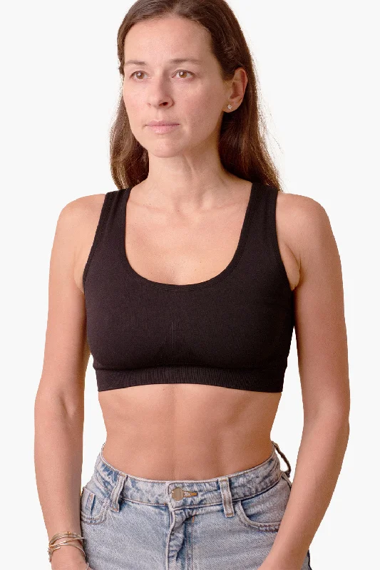 Bras for post-surgery comfort and fit-Anodyne® hållningsbehå - Svart