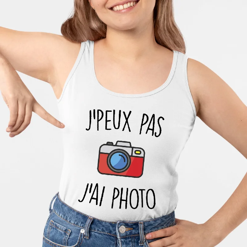 post-surgery camisoles recovery-Débardeur Femme J'peux pas j'ai photo