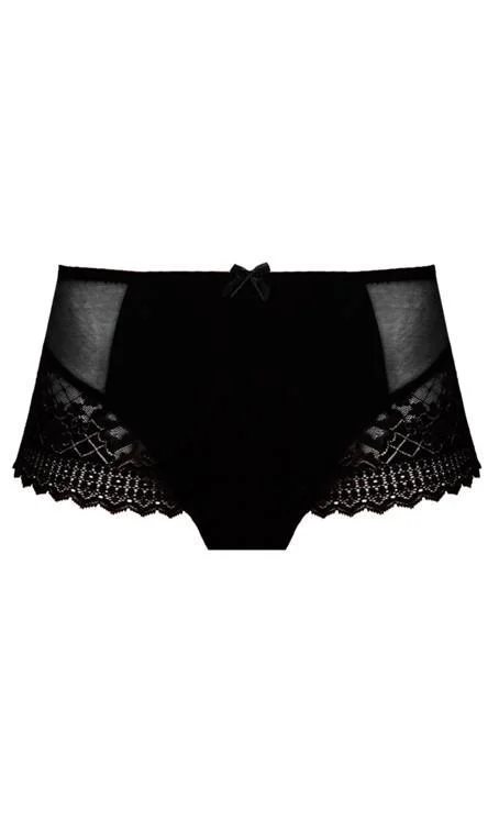Women's panties for smooth look under formal clothes-Empreinte Melody Panty Black