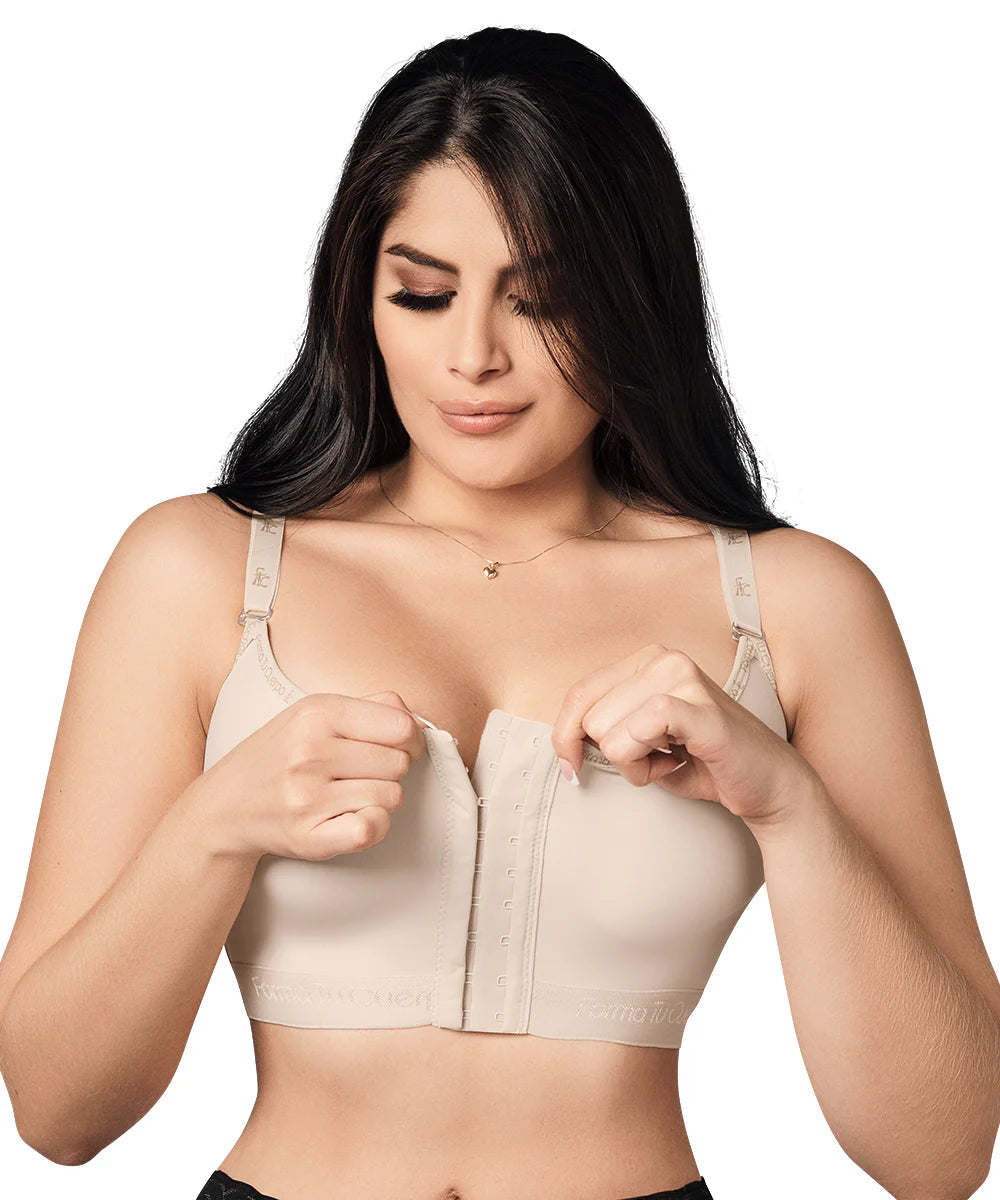 Bras for breast recovery support-BRASIER CON FAJA - FAJA MOLDEADORA - BROCHES FRONTALES ( REF. C-033 ) Bras for breast recovery support-BRASIER CON FAJA - FAJA MOLDEADORA - BROCHES FRONTALES ( REF. C-033 )