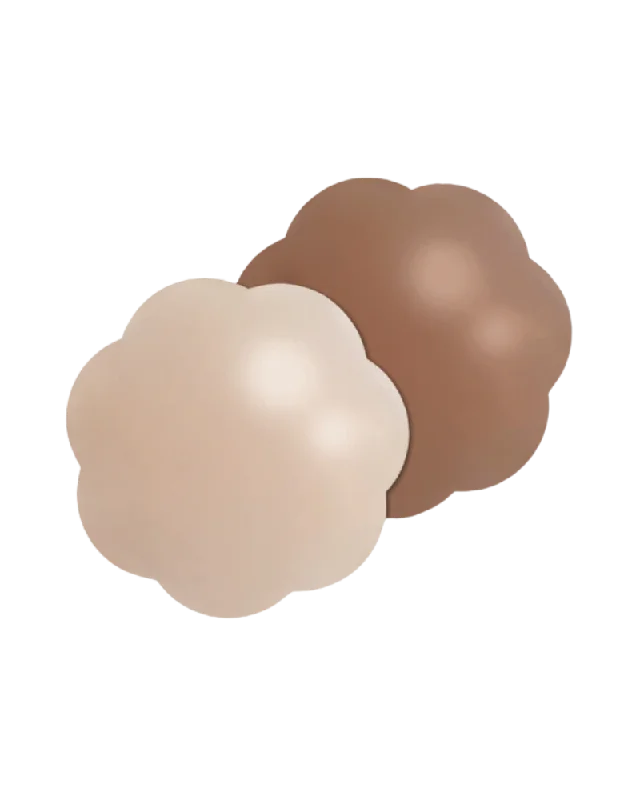 Nipple covers for strapless dresses-Silicone Nipple Covers. 1 Pair, Dark