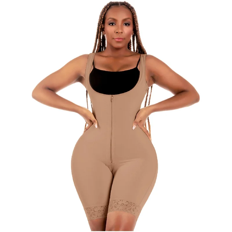 Padded bum shaper for slimming and shaping-Shapers Zipper High Waist Butt Shaper