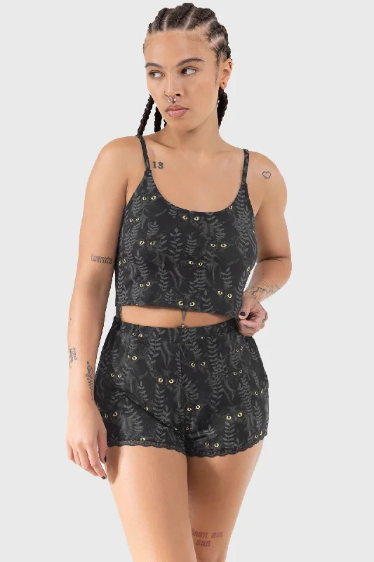 Elegant sleepwear pajama sets for women-Familiar Woods Shorts