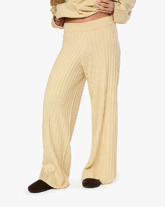 Stylish pajama sets for a trendy look-Wide Leg Pull On Pant