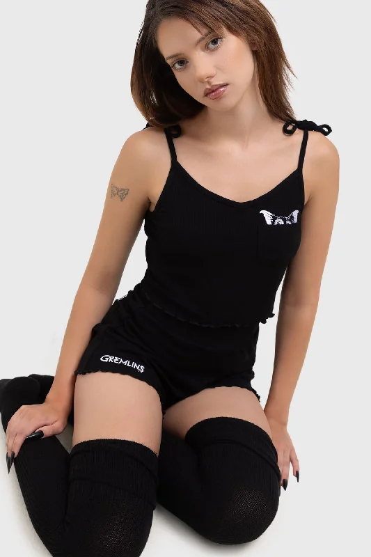 Trendy women's pajama sets for lazy days-Pocket Gizmo Lounge Cami Top