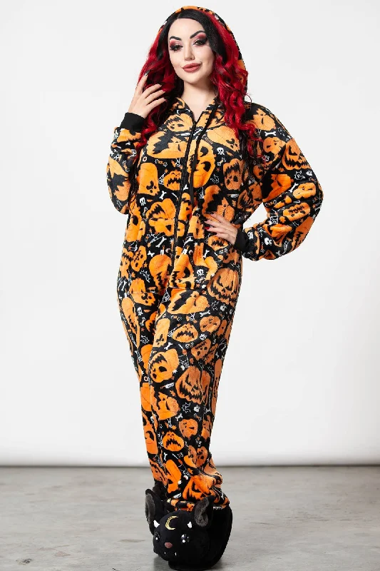 Comfortable pajama sets for cozy evenings-Shocktober Onesie