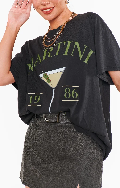 Flannel pajama sets for women-Tom Tee ~ Martini Social Club Graphic