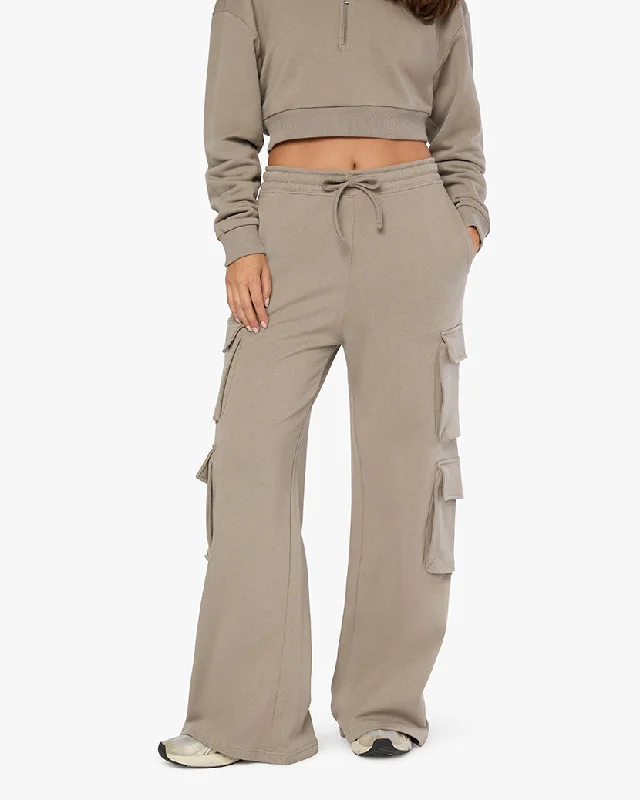 Pajama sets for women with relaxed fit-Cargo Sweat Pant