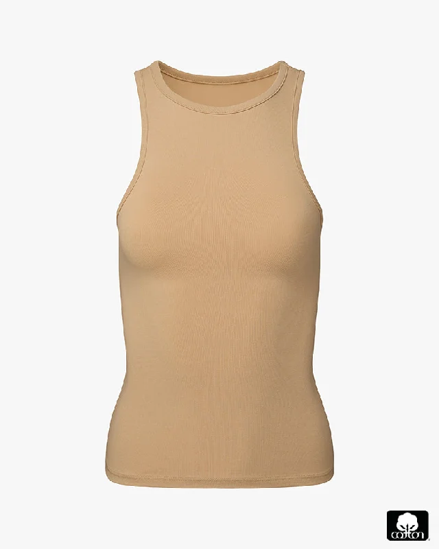 Pajama sets for women with short sleeves-Tank
