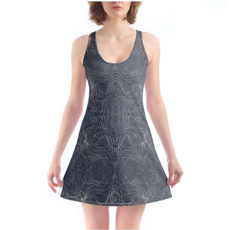 camisoles for sensitive skin teens-Black & Tan Chemise, Dress for women