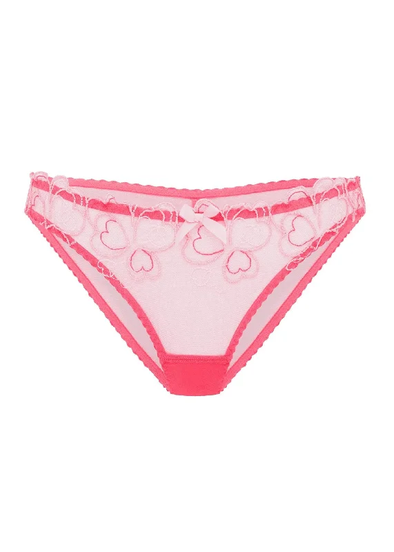 Women's panties for active sportswear-Maysie Brief (Fuchsia / Baby Pink)