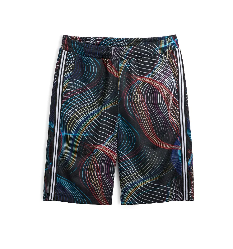Comfortable women's sleep tops with soft feel-Basketball Short - Laser Show