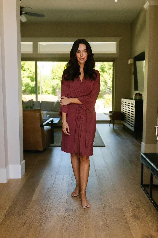 Women's sleep tops with chic design for comfort-bitter sweet / robe