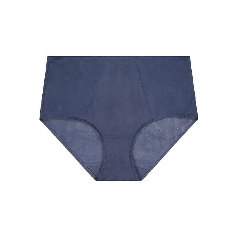 Women's panties for tummy shaping-Full Brief - Denim Blue