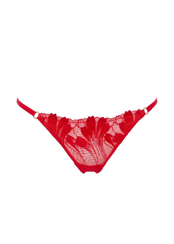 Comfortable cotton panties for daily wear-Colette Brief (Red)