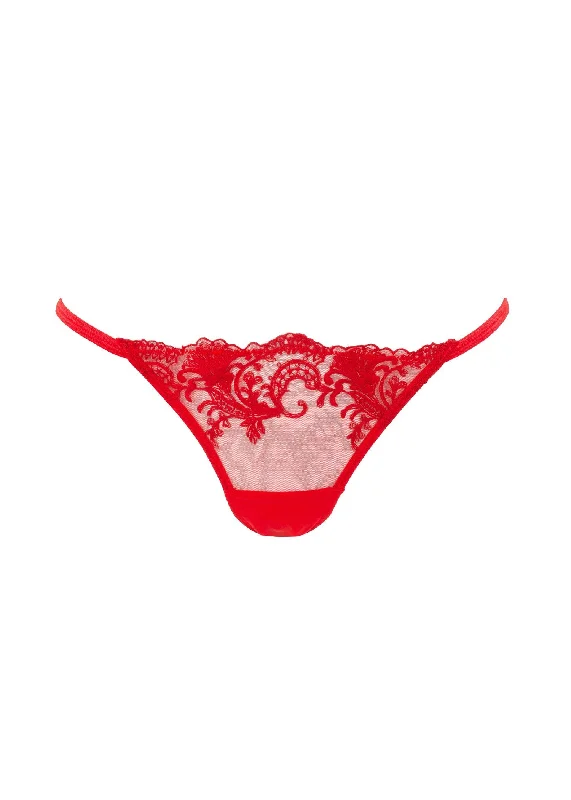 High-cut panties for better coverage-Marseille Panty (Red)