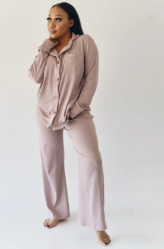 Women's sleep tops with soft fabric for all-night comfort-Blush Me Pjs