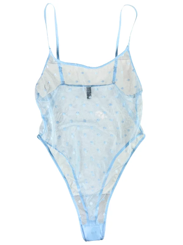 Women's sleep tops with comfortable cotton fabric-Blush Obsidian Bodysuit