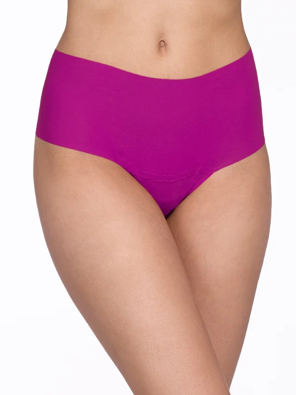 Women's panties for all-around comfort with adjustable waist-BreatheSoft® High Rise Thong Hot Fuchsia Pink Women's panties for all-around comfort with adjustable waist-BreatheSoft® High Rise Thong Hot Fuchsia Pink