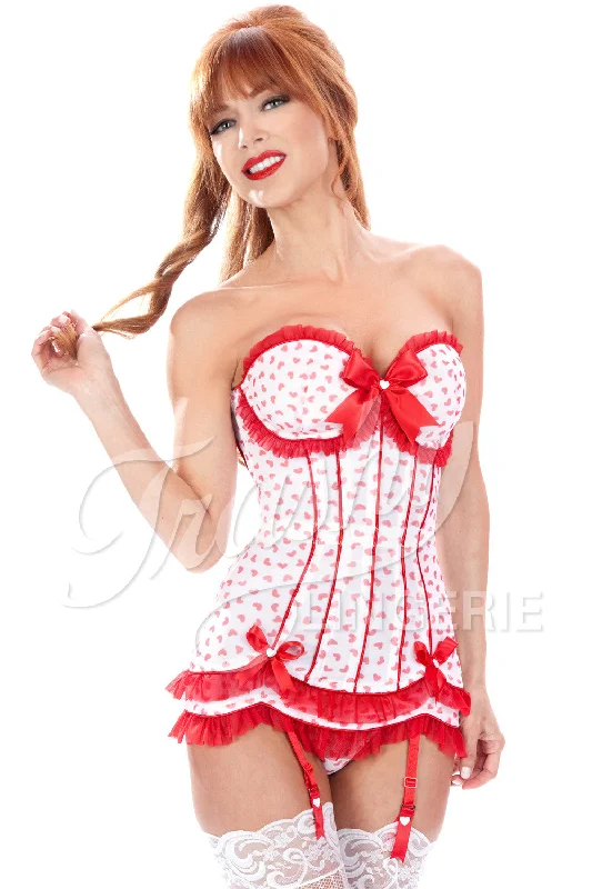 Bustiers and corsets for plus size women-Pin Up Corset