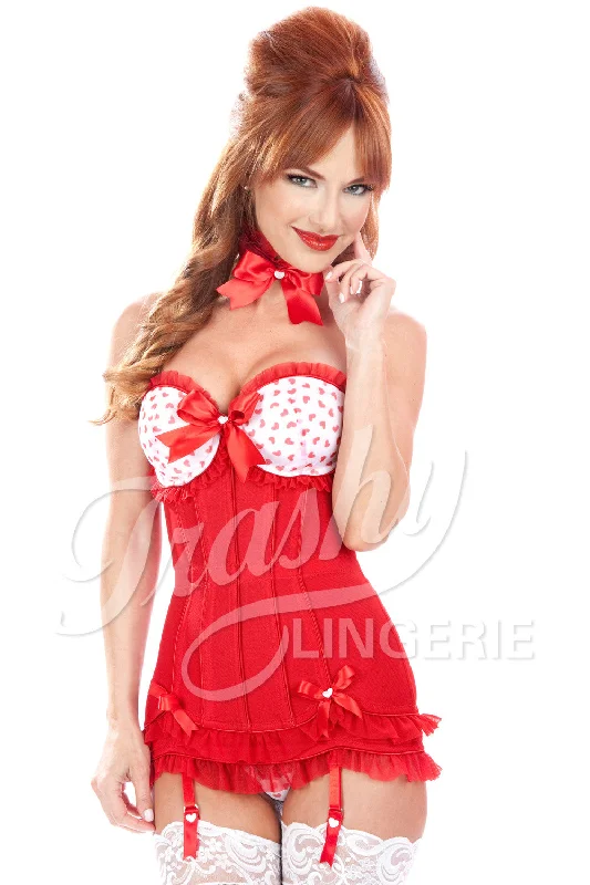 Bustiers and corsets for body shaping lingerie-Pin Up Corset