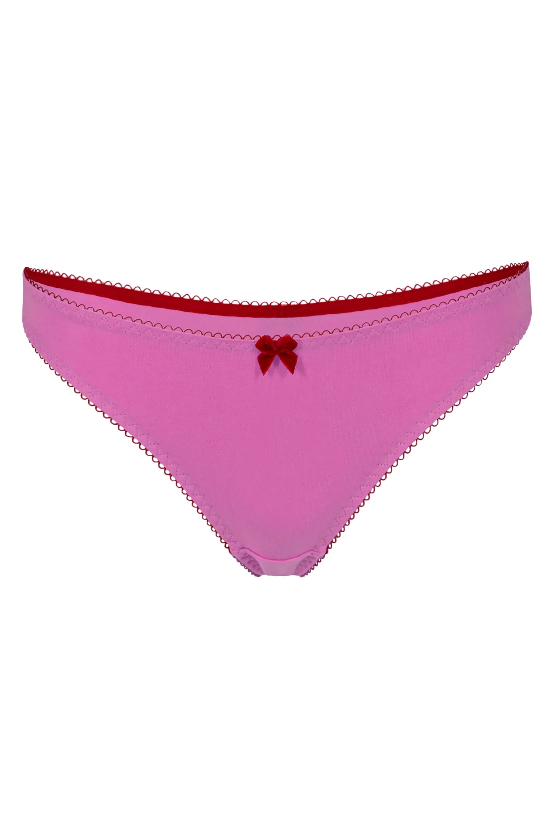 Women's panties for full coverage-Chouchou Intimates Georgia Organic Cotton G-String | Granita
