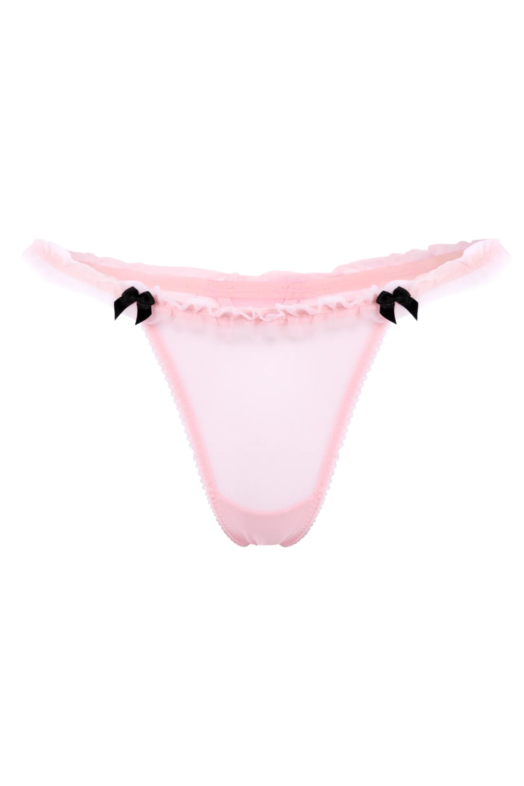 Women's panties for low-back outfits-Chouchou Intimates Harper G-String | Pink sugar