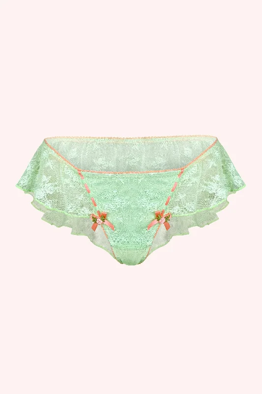 Women's panties for comfortable all-day wear-Chouchou Intimates Juliet French Knicker | Pistachio