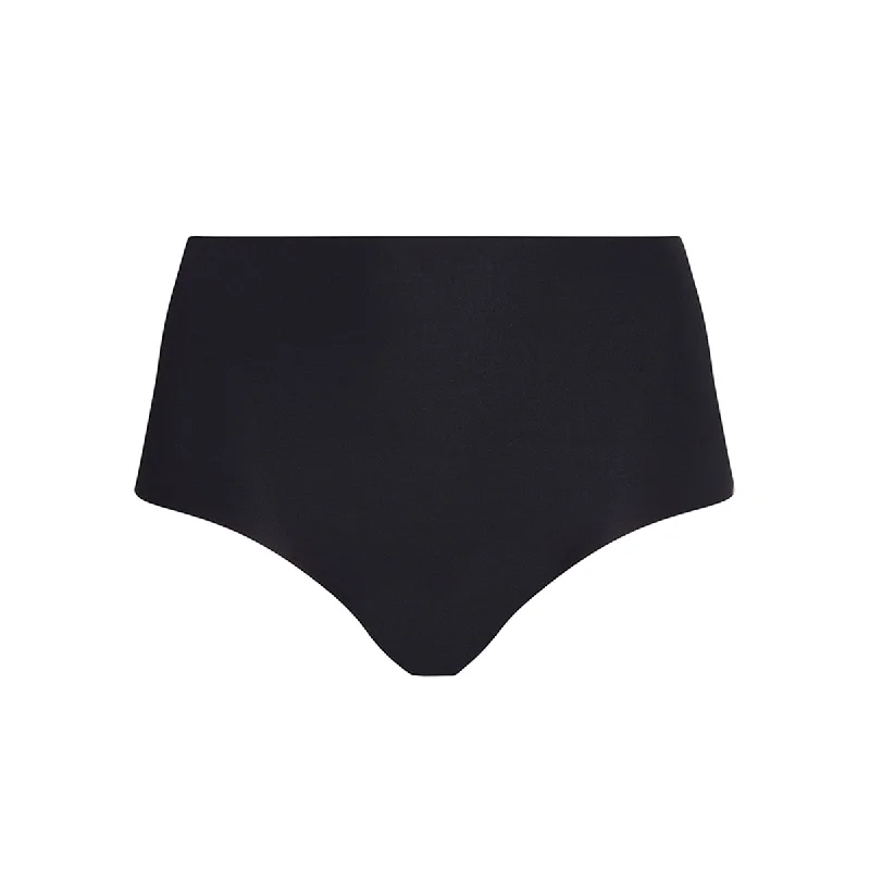 Women's breathable panties for summer heat-Commando High Rise Panty