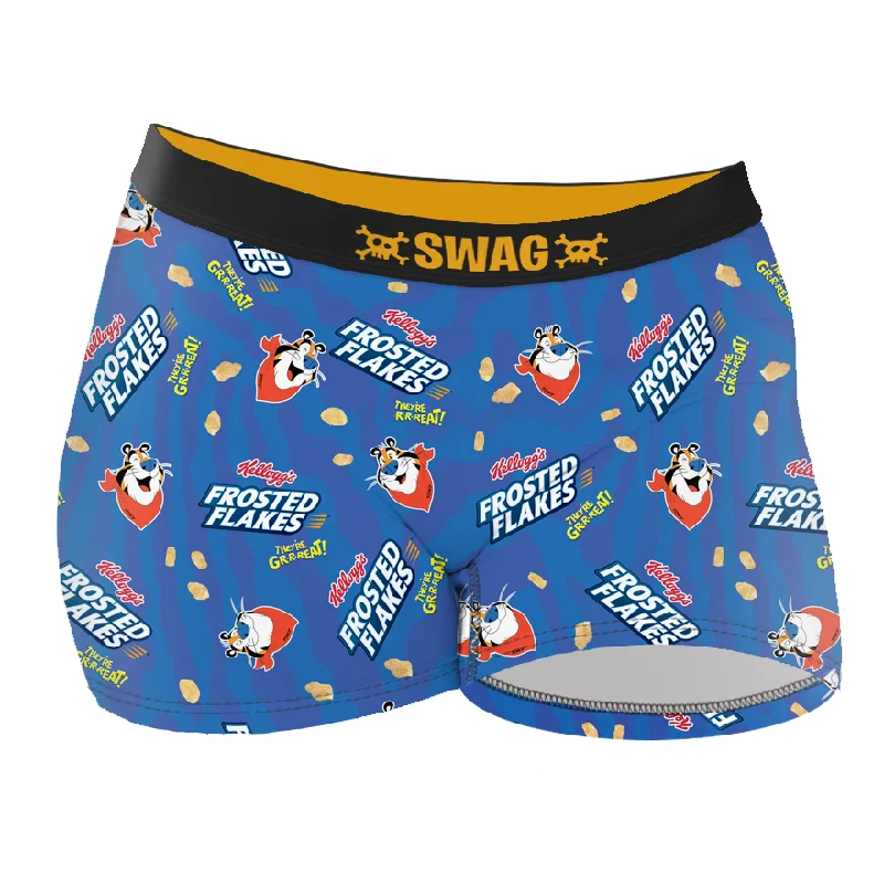 Women's seamless cotton panties for a comfortable fit-SWAG - 3" Women's Kellogg's Frosted Flakes Boy Short Women's seamless cotton panties for a comfortable fit-SWAG - 3" Women's Kellogg's Frosted Flakes Boy Short