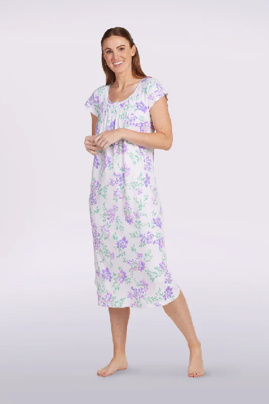 Lavender Flowers On White