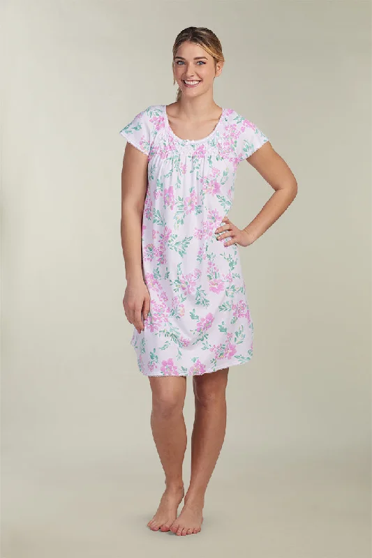 Women's sleep tops with chic, casual look-Cottonessa Short Nightgown