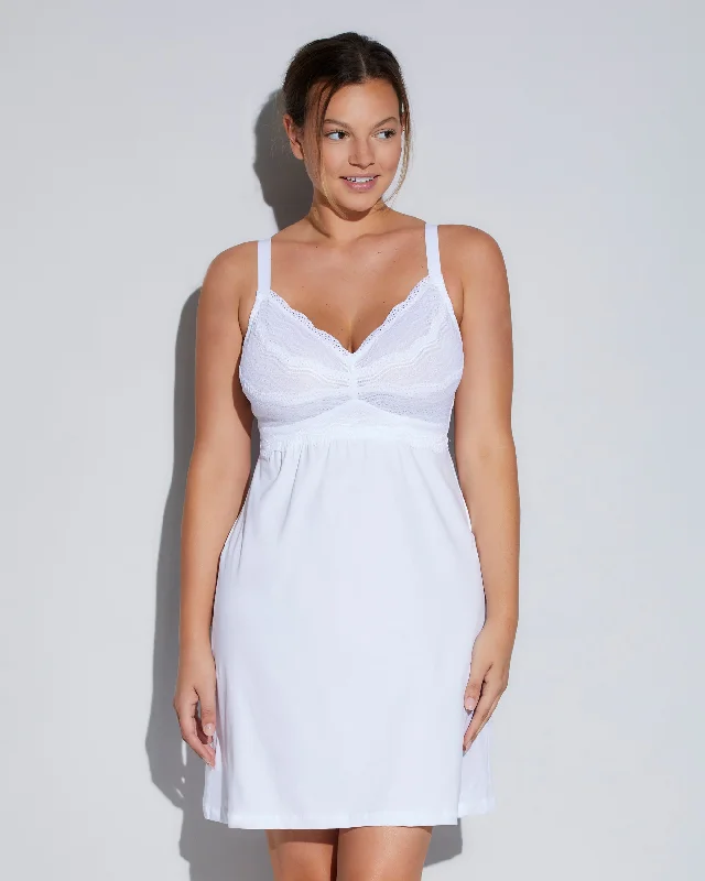 Soft women's sleep tops for summer nights-Curvy Babydoll