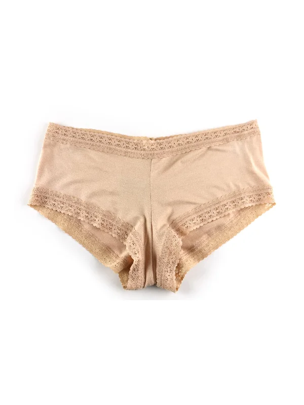 Women's breathable panties for exercise-DreamEase® Boyshort Chai