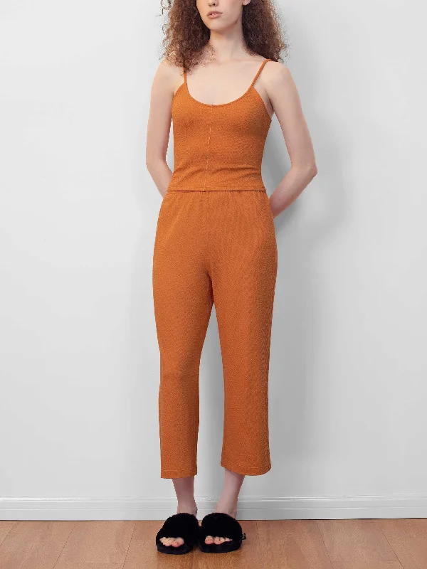 Elegant women's sleep tops for luxurious feel-Dreamy Cotton Modal Cami Lounge Set