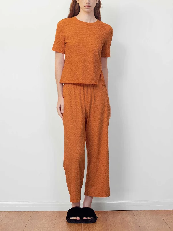 Cozy women's sleep tops for winter nights-Dreamy Cotton Modal Lounge Set