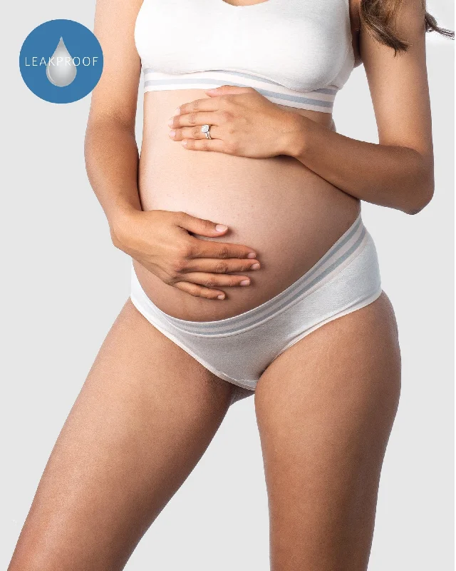 Women's panties with smooth elastic waistband-ELEVATE SHELL MODERATE LEAKPROOF HI BRIEF Women's panties with smooth elastic waistband-ELEVATE SHELL MODERATE LEAKPROOF HI BRIEF