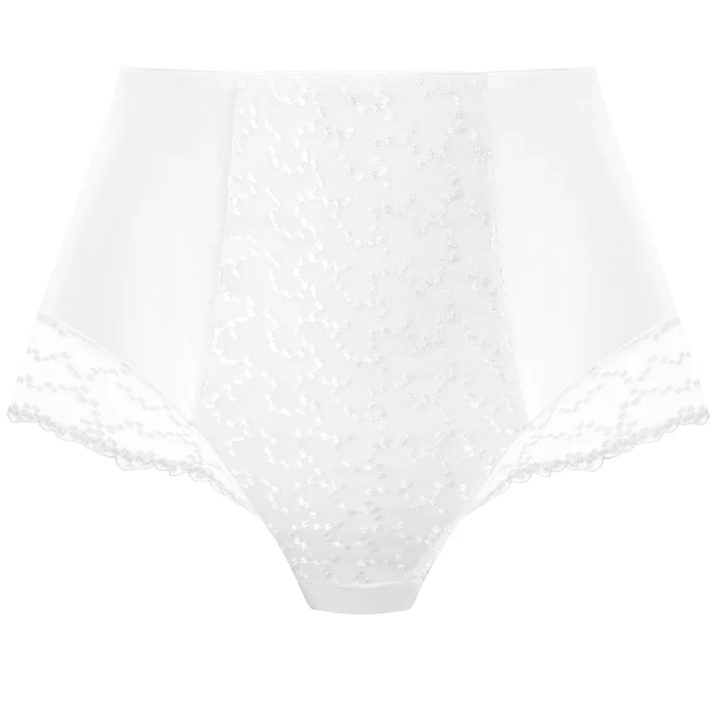 Women's panties with a comfortable waistband for everyday wear-Ana High Waist Brief White - Fantasie Women's panties with a comfortable waistband for everyday wear-Ana High Waist Brief White - Fantasie