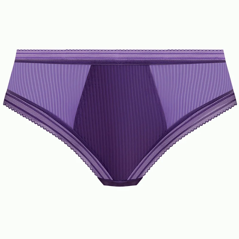 Women's panties with delicate lace accents for elegance-Fusion Brief Panty Underwear Blackberry Purple - Fantasie Women's panties with delicate lace accents for elegance-Fusion Brief Panty Underwear Blackberry Purple - Fantasie