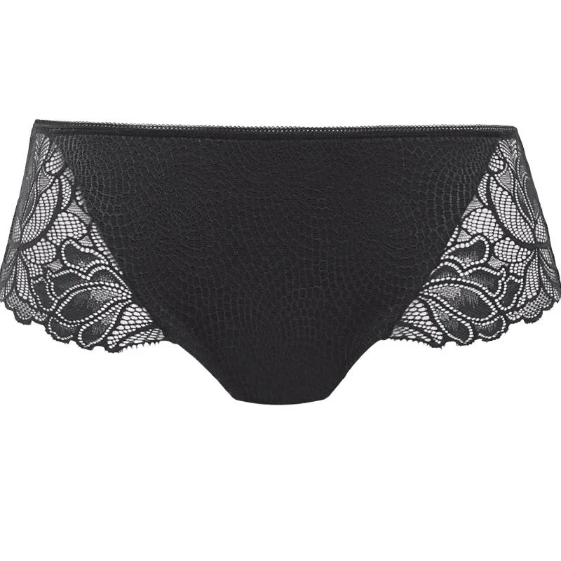 Women's panties with cotton blend fabric for comfort-Memoir Short Slate Grey - Fantasie Women's panties with cotton blend fabric for comfort-Memoir Short Slate Grey - Fantasie