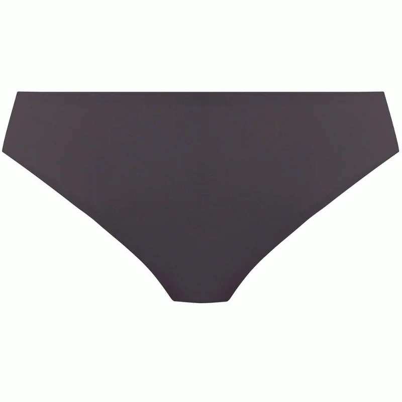 Women's panties for sports with quick-dry technology-Smoothease Slate Grey Seamless Invisible Stretch Thong - Fantasie Women's panties for sports with quick-dry technology-Smoothease Slate Grey Seamless Invisible Stretch Thong - Fantasie