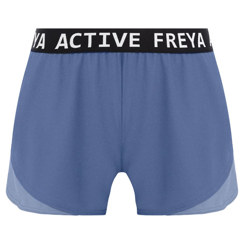 Women's panties with extra tummy control-Freya Active Player Denim Blue Loose Exercise Short Women's panties with extra tummy control-Freya Active Player Denim Blue Loose Exercise Short