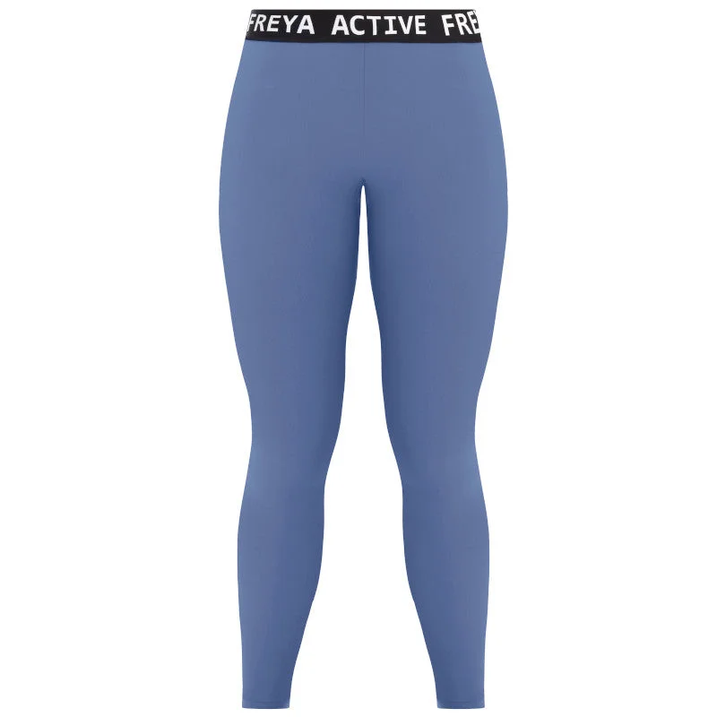 Women's panties for tummy control and shaping-Freya Power Sculpt Exercise Leggings Denim Blue Women's panties for tummy control and shaping-Freya Power Sculpt Exercise Leggings Denim Blue