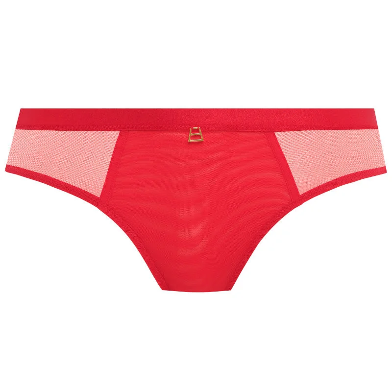 Women's panties with smooth back for no-show effect-Snapshot Brief Chilli Red - Freya